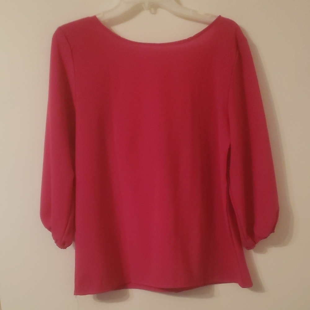LNK Landscape Women's Pink Top, Size SM